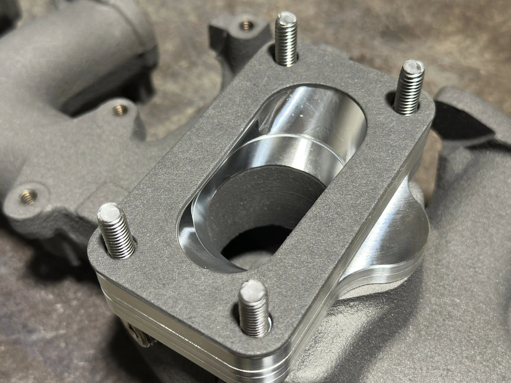 2 Barrel Carb Adapter 32/36 Ford 300-6 (2-11/16) S&D Machine