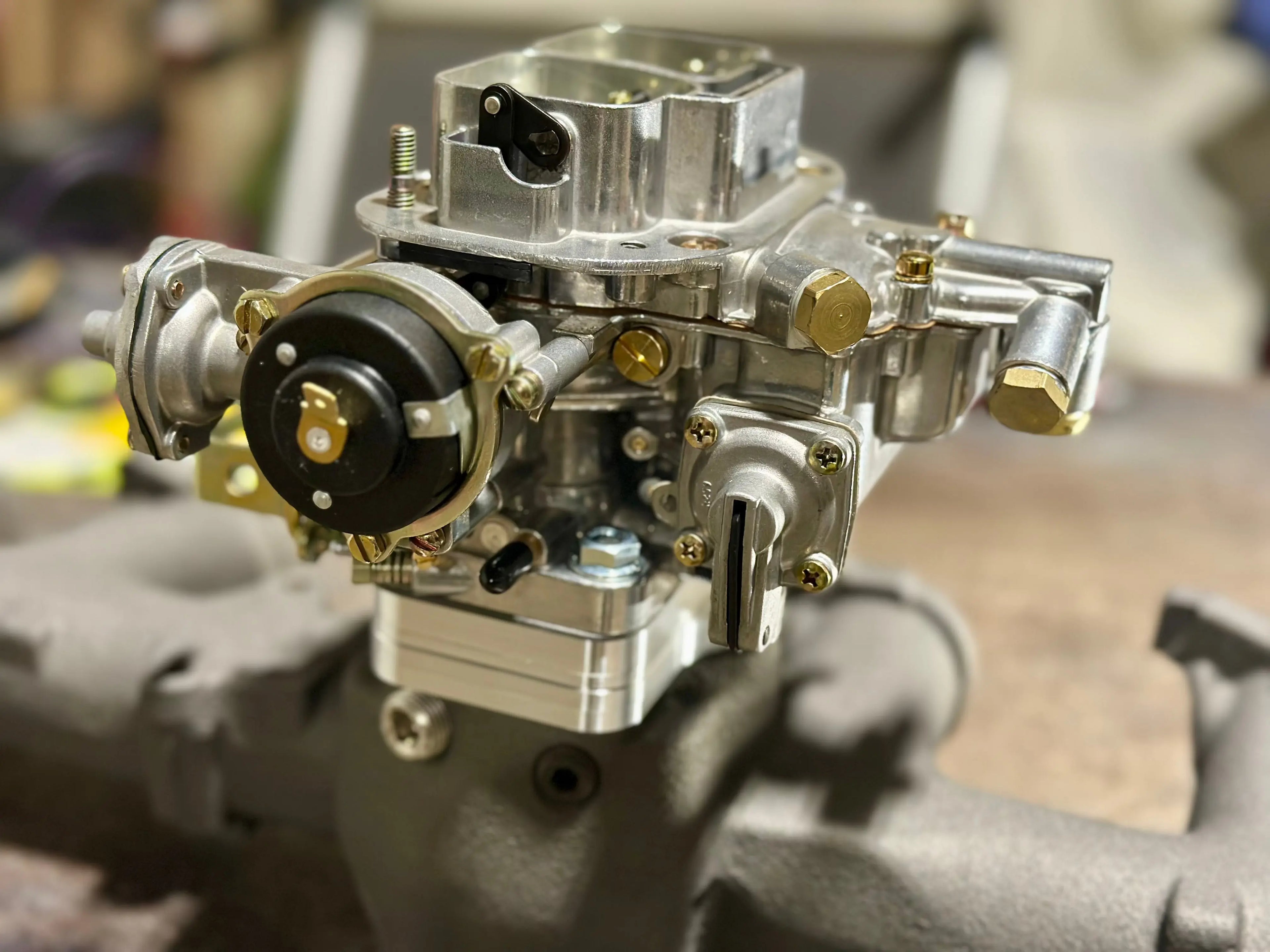 2 Barrel Carb adapter 38/38 Ford 300-6 (2-11/16) S&D Machine